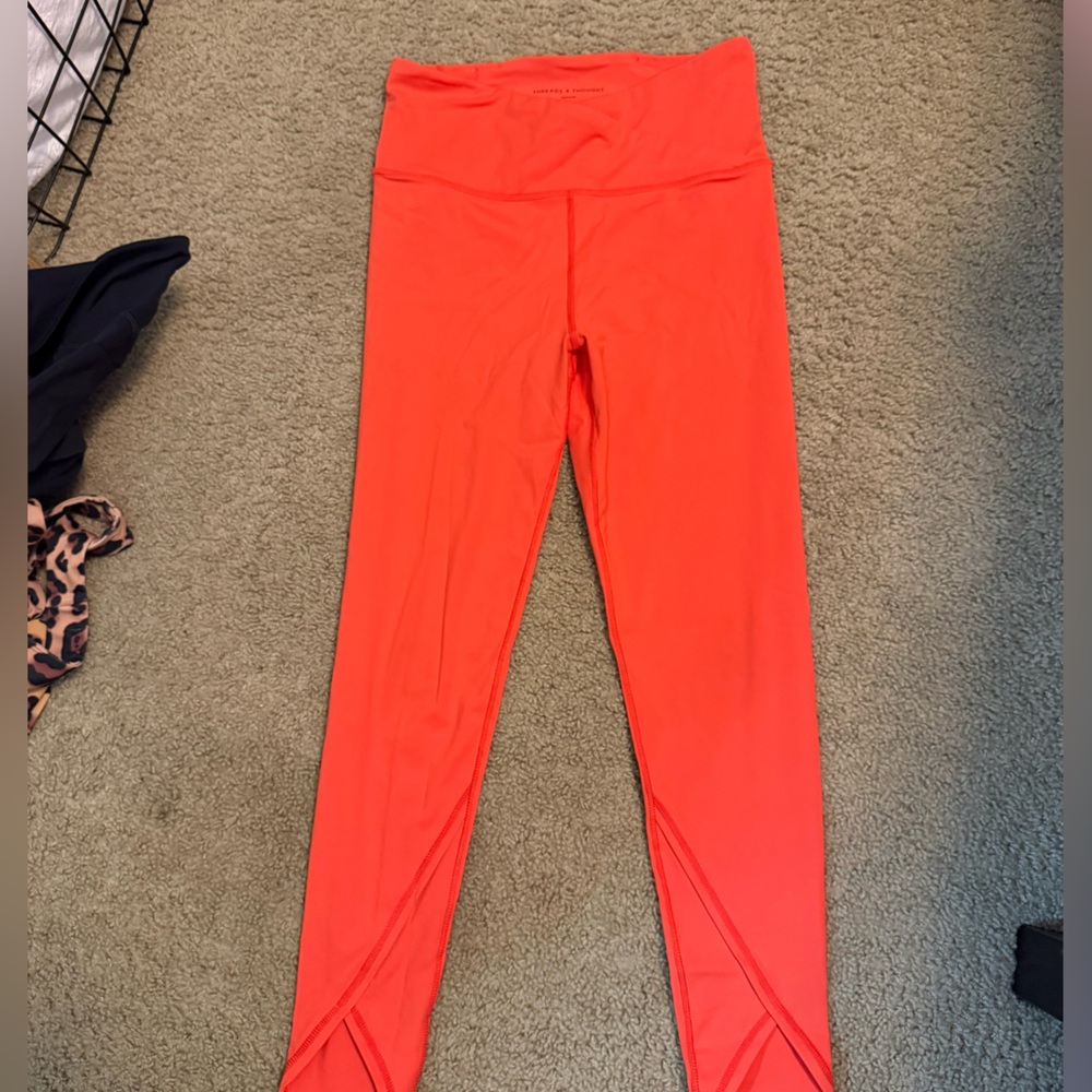 Threads 4 Thought Fiery Orange Leggings
